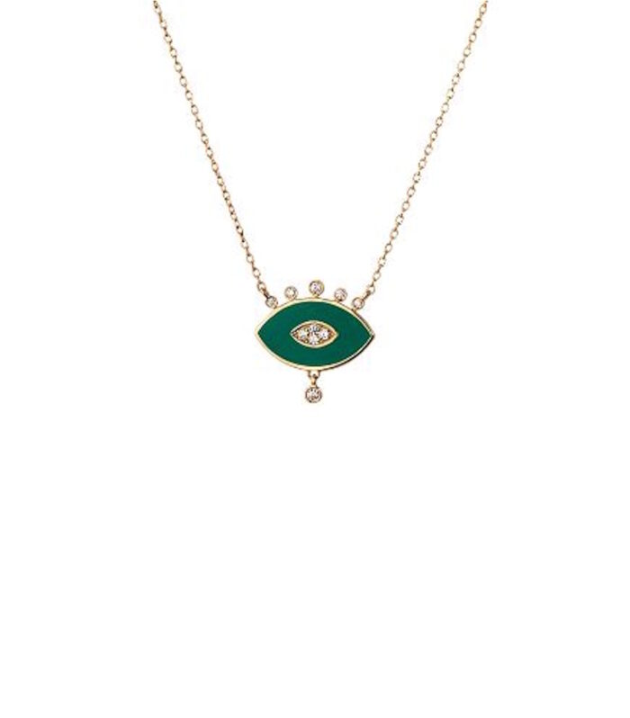 Multicolored Eye Necklace