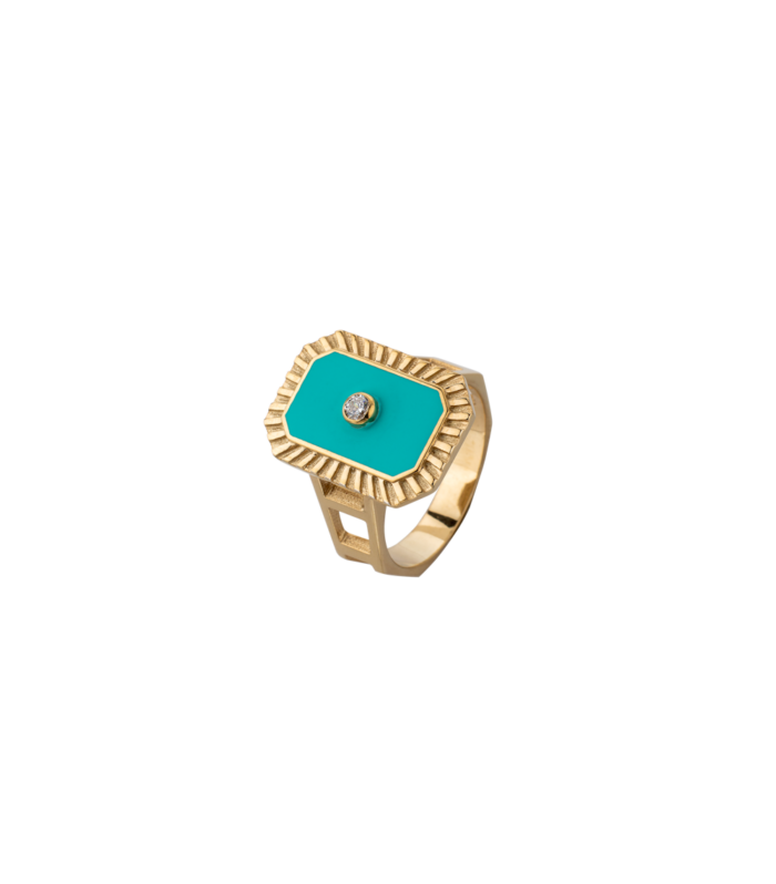 Multicolored Geometry Ring