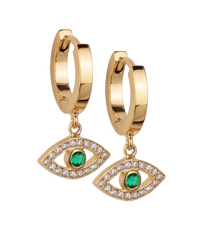 Multicolored Eye Earrings