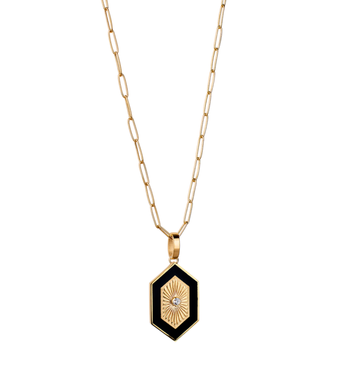 Multicolored Geometry Necklace