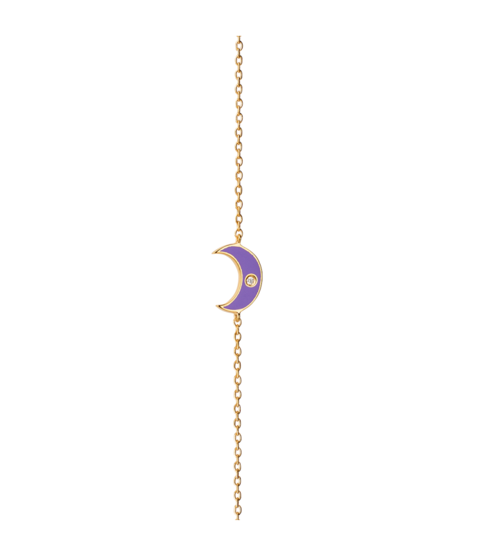 Multicolored Amulet Moon Bracelet