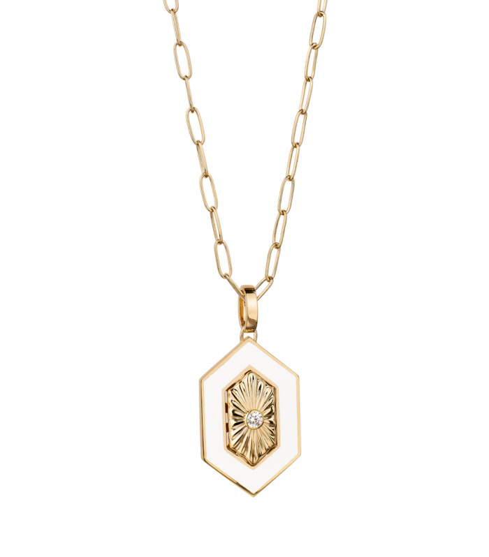 Multicolored Geometry Necklace