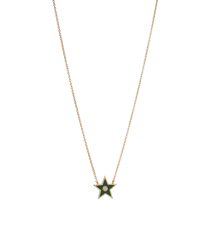 Multicolored Amulet Star Necklace