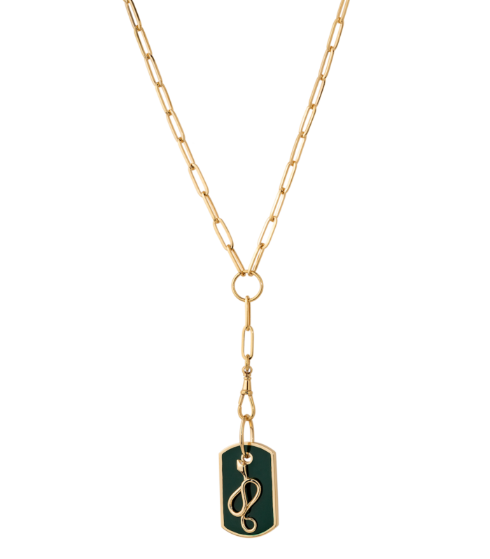 Multicolored Snake Necklace/Medal
