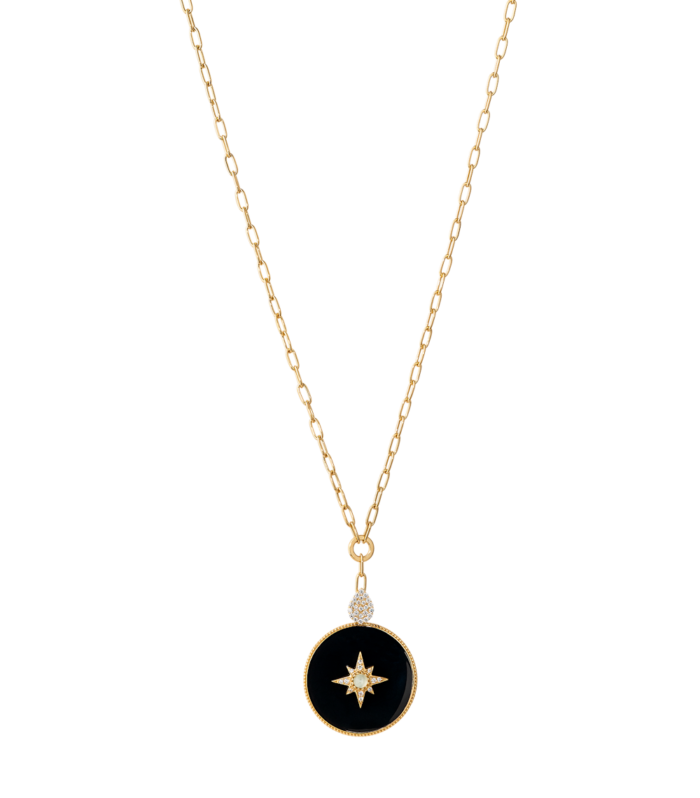 Multicolored Medallion Necklace