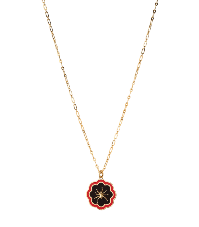 Multicolored Animal Spider Necklace